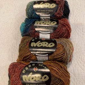 Beautiful authentic Japanese silk wool yarn